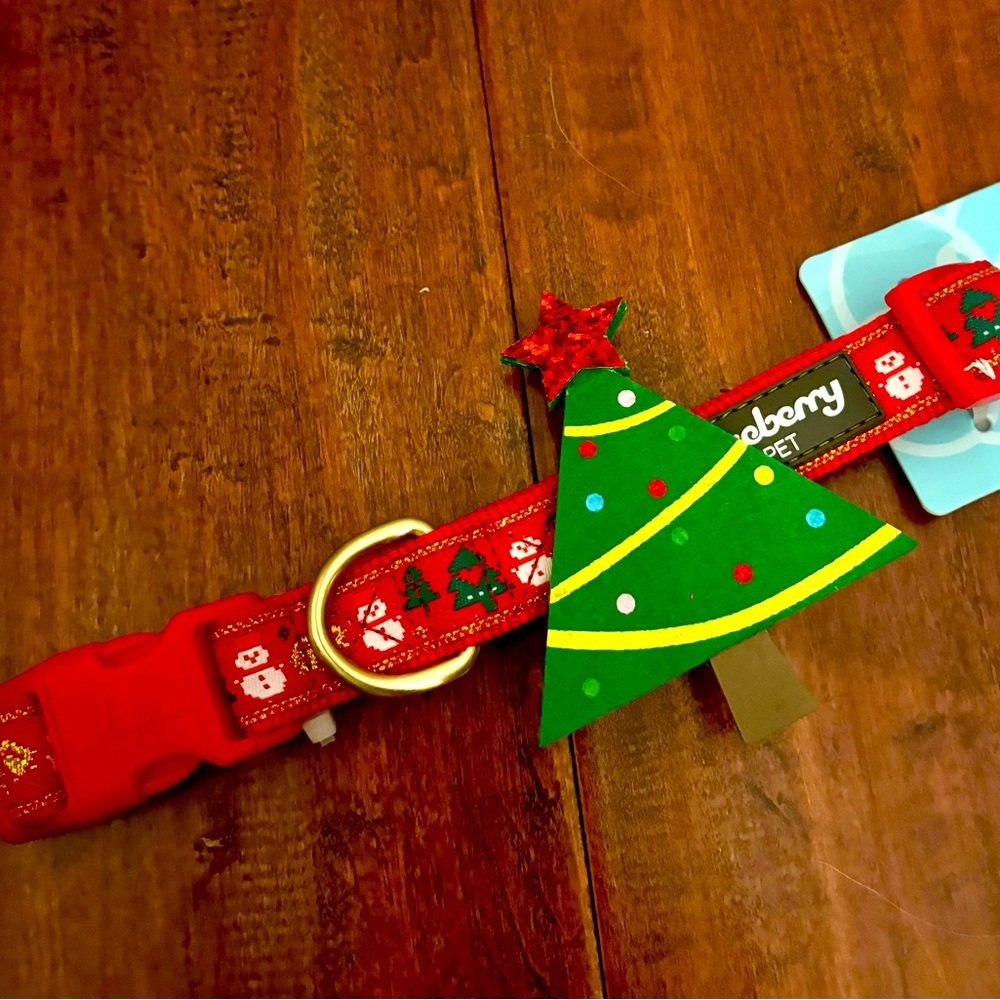 Christmas Tree Designer Adjustable Dog Collar